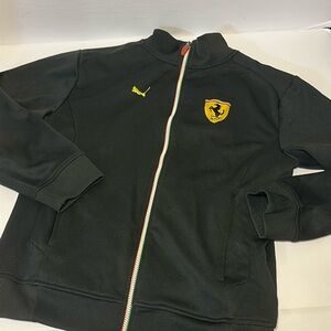 Pumas x Ferrari Retro Sports Track Jacket black boys youth XL